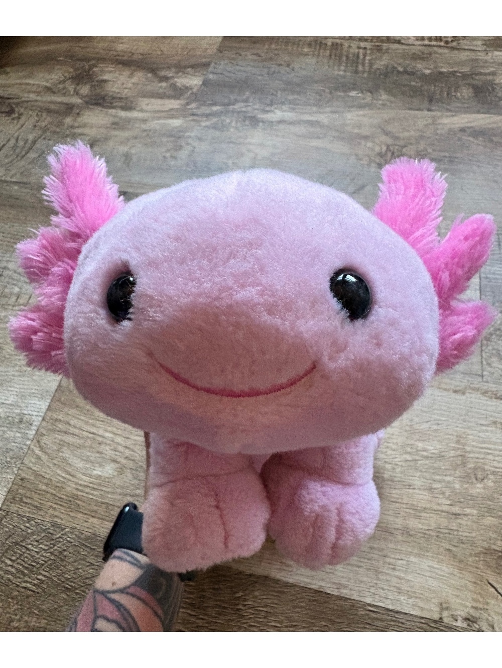 Build-A-Bear Pink Plush Axolotl Stuffed Animal Plush Toy